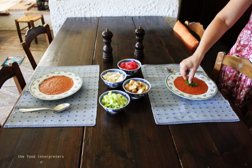 tomato and watermelon gazpacho