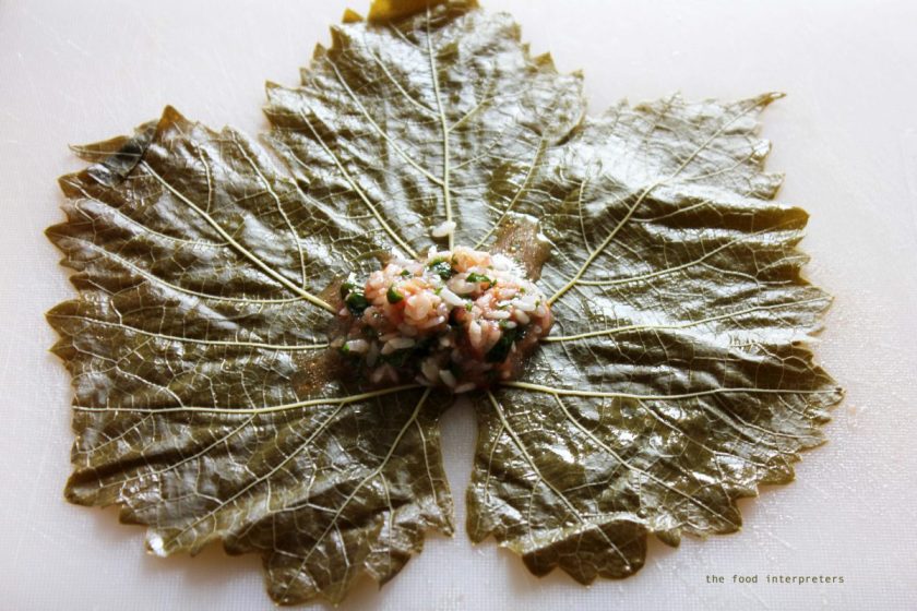 stuffed vine leaves