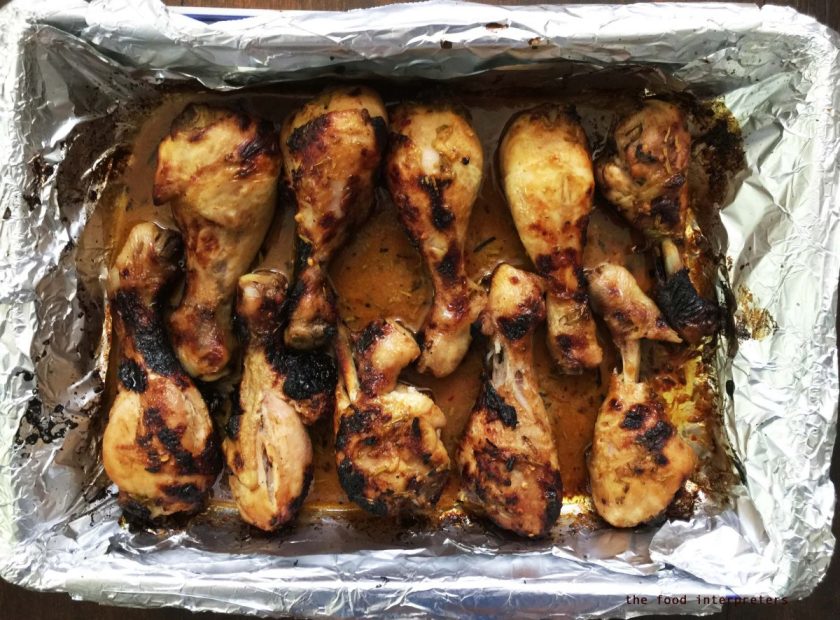 broiled spicy chicken drumsticks