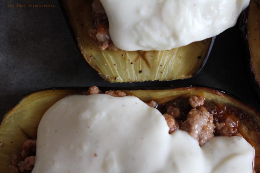 papoutsakia, an eggplant recipe