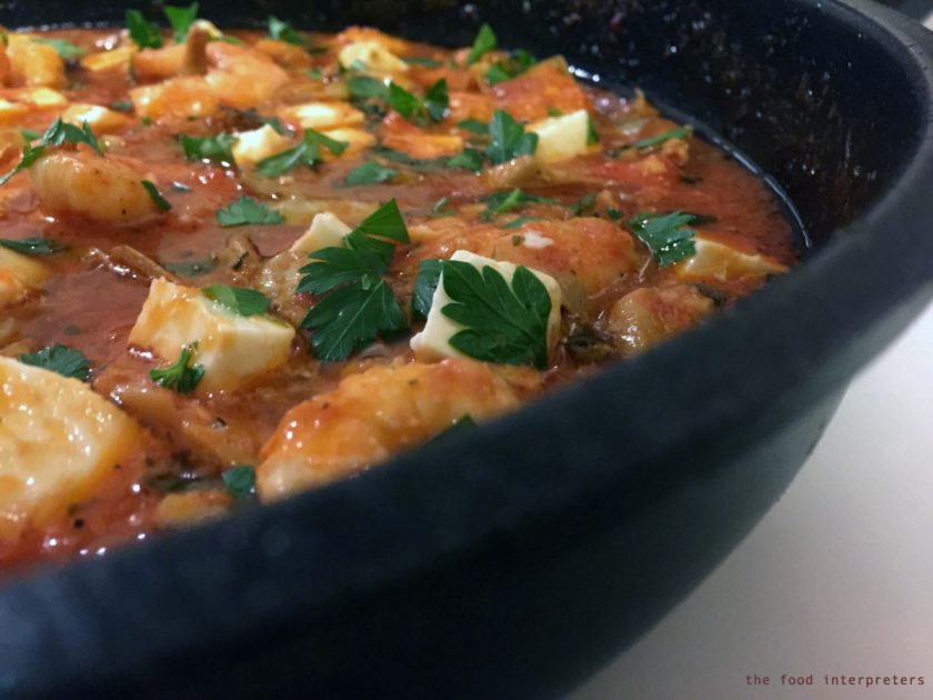 shrimp, artichoke and feta pasta sauce