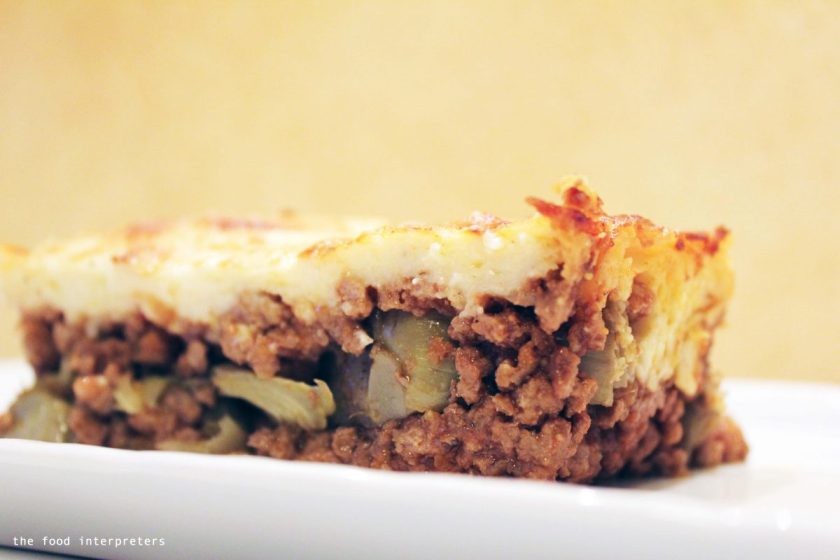 artichoke moussaka
