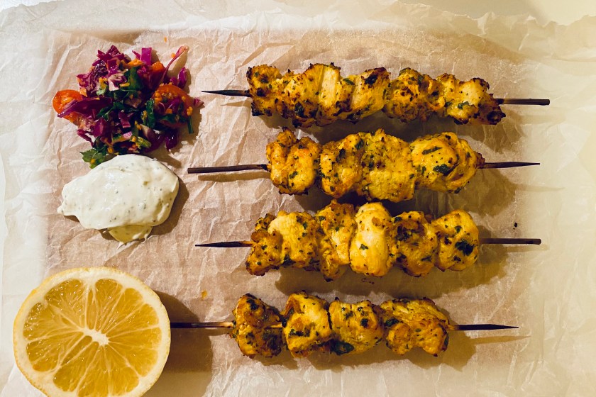 turkey souvlaki